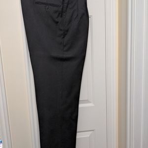 3 pairs men's black wool dress pants 38/32